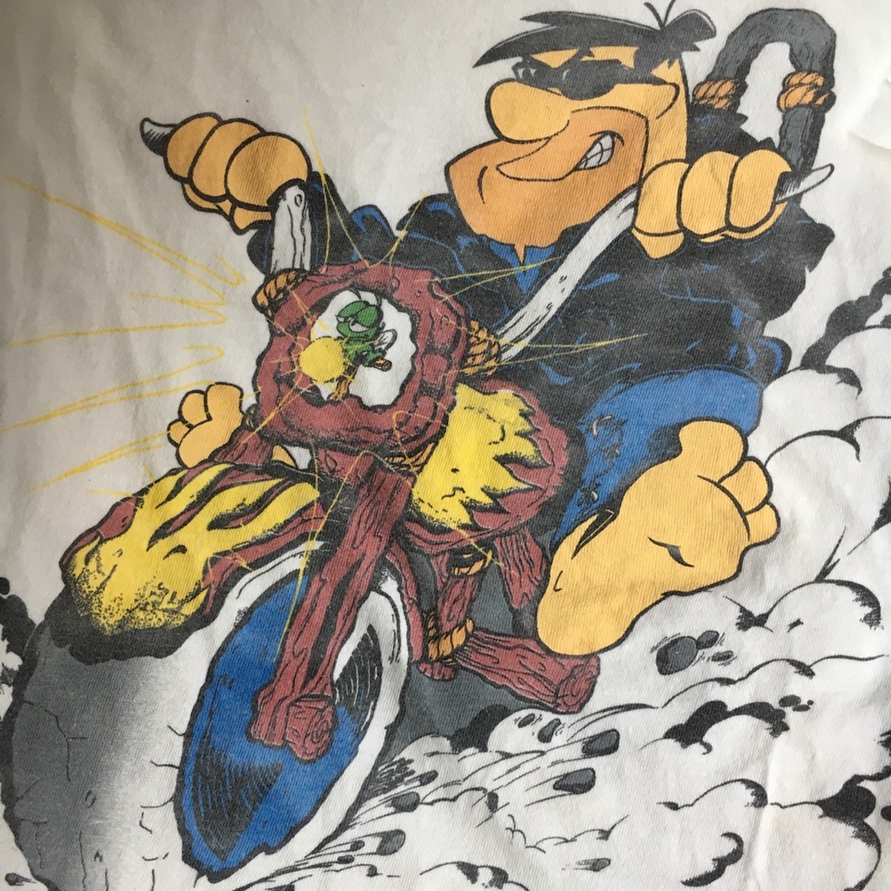 Fred Flintstones Vintage White Tee